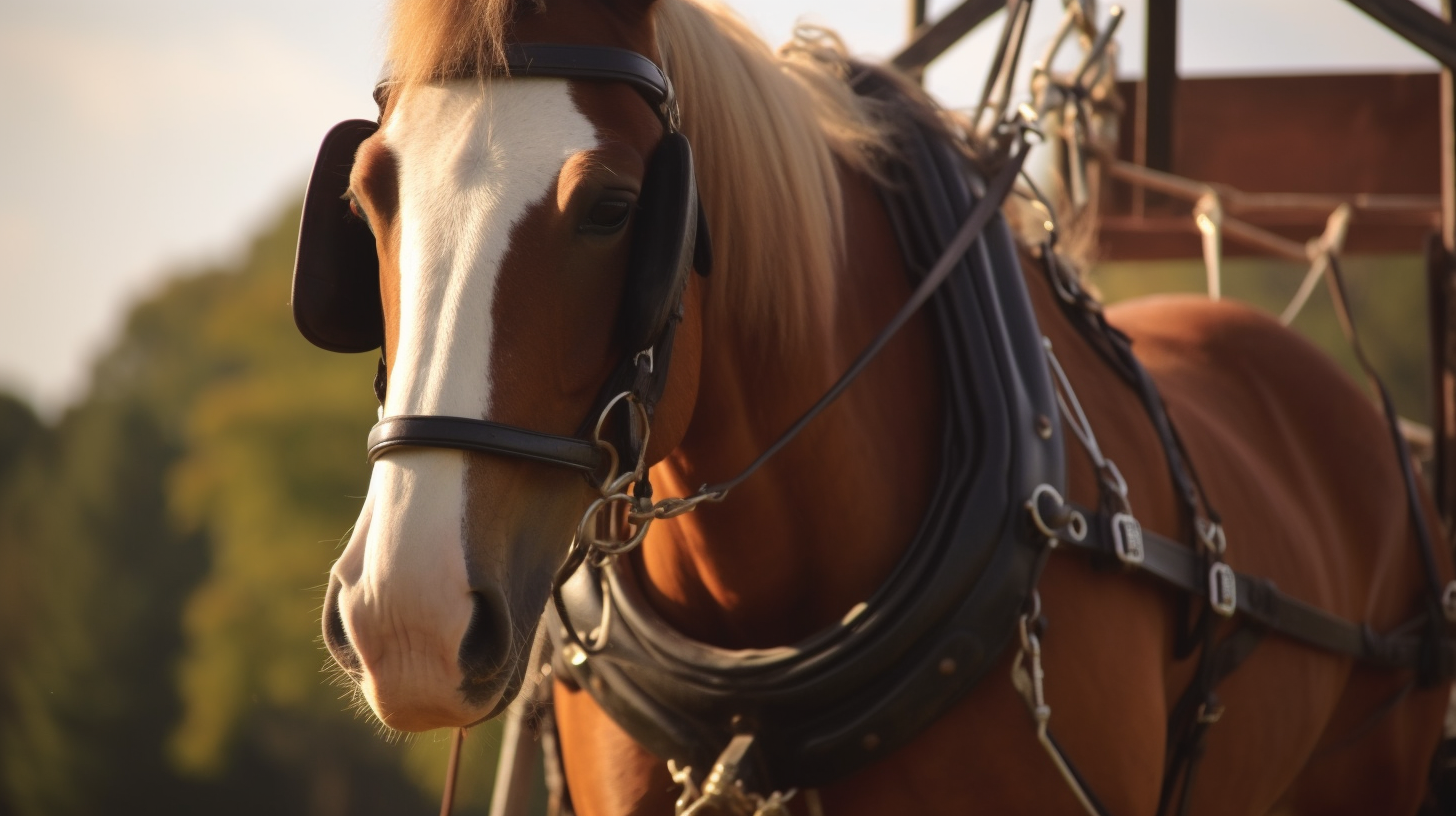 Où trouver un harnais ancien pour cheval de trait l
